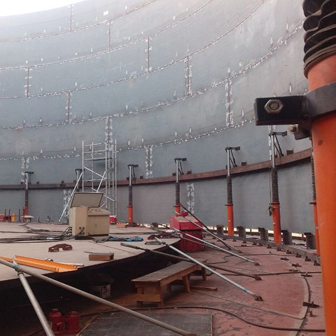 экономичная и мощная система подъема резервуара для масляного резервуара