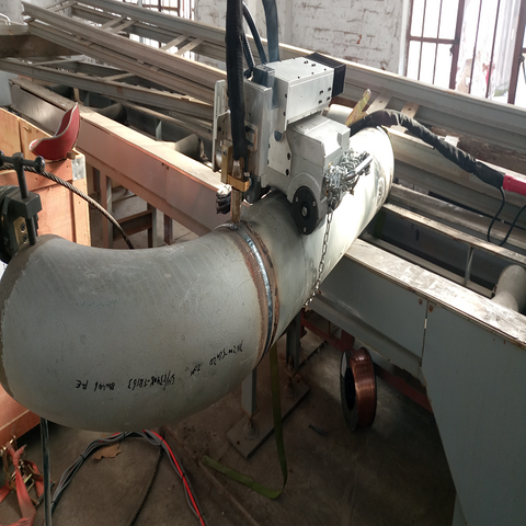 Машина для орбитальной сварки труб большого диаметра FCAW для труб до колена с волоконным лазером