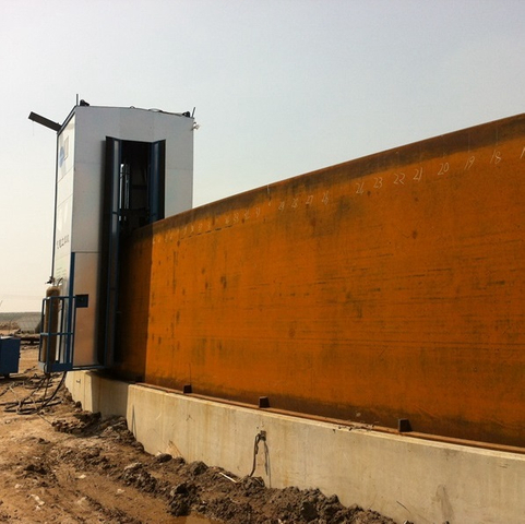 Автоматический вертикальный сварочный аппарат под флюсом для резервуаров из нержавеющей стали