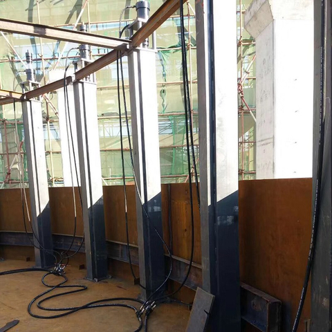 Простые гидравлические домкраты для строительства резервуаров для сжиженного нефтяного газа